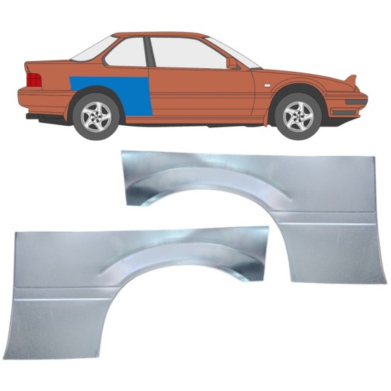 Aizmugurējā arka priekš Honda Prelude 1987-1992 / Kreisais+Labais / Komplekts 16363