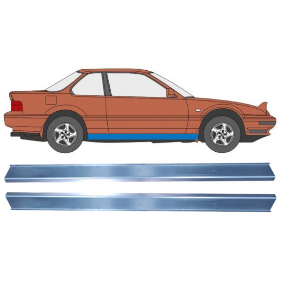 Slieksnis priekš Honda Prelude 1987-1992 / Kreisais = Labais (simetrisks) / Komplekts 10276