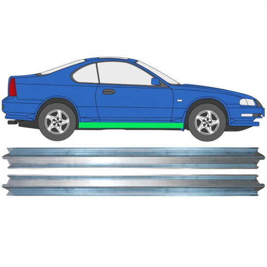 Slieksnis priekš Honda Prelude 1992-1996 / Komplekts 11292