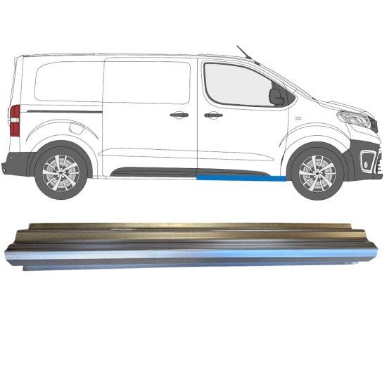 Priekšpuse durvju slieksnis priekš Toyota Proace Verso 2016- / Kreisais = Labais (simetrisks) 14902