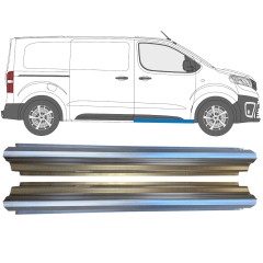 Priekšpuse durvju slieksnis priekš Citroen Jumpy 2016- / Kreisais = Labais (simetrisks) / Komplekts 15143