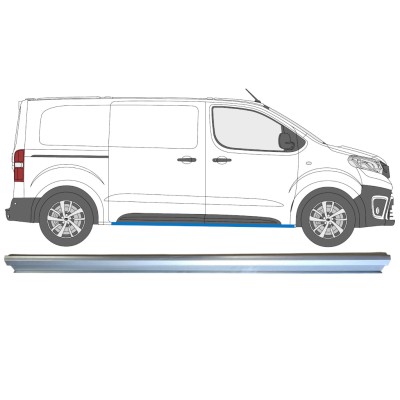 Sliekšņa apakšējā daļa priekš Toyota Proace Verso 2016- / Kreisais = Labais (simetrisks) 15600