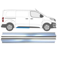 Bīdāmo durvju slieksnis priekš Fiat Scudo 2022- / Kreisais = Labais (simetrisks) / Komplekts 13335