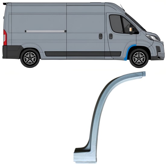 Priekšējā riteņa arka priekš Toyota Proace Max 2024- / Labā 16835
