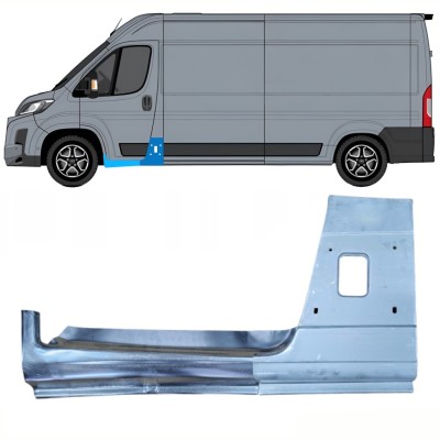 Centrālais statnis + Slieksnis priekš Toyota Proace Max 2024- / Kreisā 16733