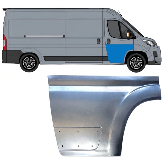 Priekšpuse durvju panelis priekš Toyota Proace Max 2024- / Labā 16715
