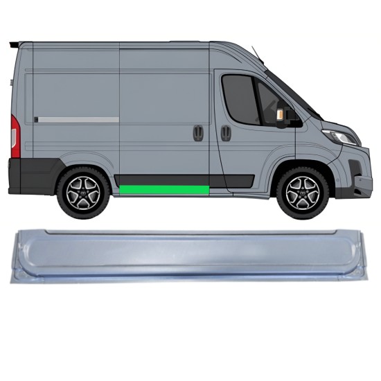 Bīdāmo durvju iekšējā daļa priekš Toyota Proace Max 2024- / Labā 16632