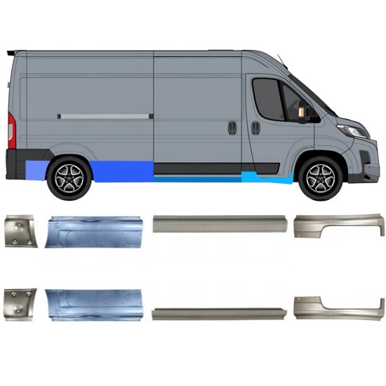 Remontdaļu komplekts priekš Toyota Proace Max 2024- / Kreisais+Labais / 16706