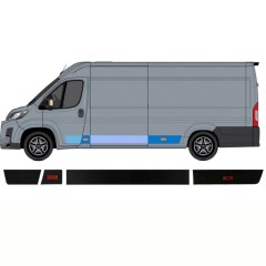Sānu joslu komplekts priekš Toyota Proace Max 2024- / Kreisā 15886