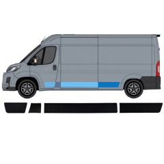 Sānu joslu komplekts priekš Toyota Proace Max 2024- / Kreisā / 15887
