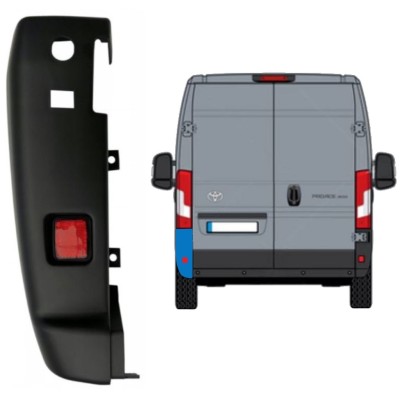 Aizmugurējā bufera stūris 180 grādi priekš Toyota Proace Max 2024- / Kreisā 16039