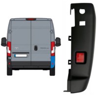 Aizmugurējā bufera stūris 180 grādi priekš Toyota Proace Max 2024- / Labā 16038
