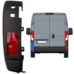 Aizmugurējā bufera stūris ar lukturi priekš Toyota Proace Max 2024- / Kreisā 15936