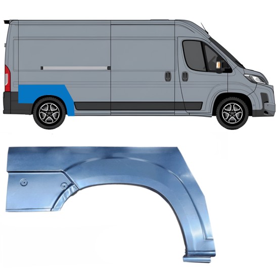 Aizmugurējā arka priekš Toyota Proace Max 2024- / Labā 16689