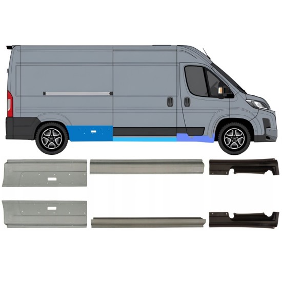 Slieksnis priekš Toyota Proace Max 2024- / Kreisais+Labais 16710