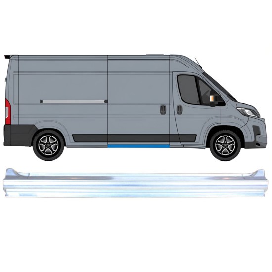 Bīdāmo durvju slieksnis priekš Toyota Proace Max 2024- / Labā 16697