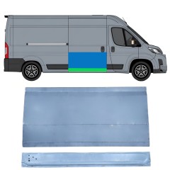 Bīdāmo durvju iekšējā un ārējā daļa priekš Toyota Proace Max 2024- / Labā 16631