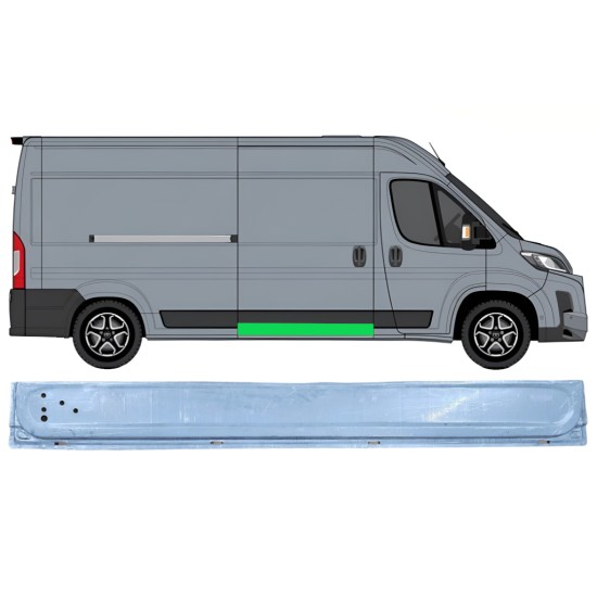 Bīdāmo durvju iekšējā daļa priekš Toyota Proace Max 2024- / Labā 16633