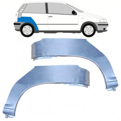 Aizmugurējā arka priekš Fiat Punto 1 1993-1999 / Kreisais+Labais / Komplekts 9684