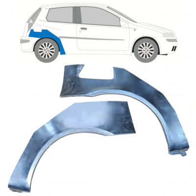 Aizmugurējā arka priekš Fiat Punto 2 1999-2010 / Kreisais+Labais / Komplekts 10404