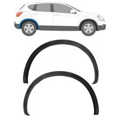 Aizmugurējā spārna sānu josla priekš Nissan Qashqai 2007-2013 / Kreisais+Labais / Komplekts 12687