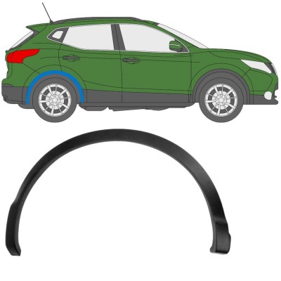 Aizmugurējā spārna sānu josla priekš Nissan Qashqai 2013-2021 / Labā 11779