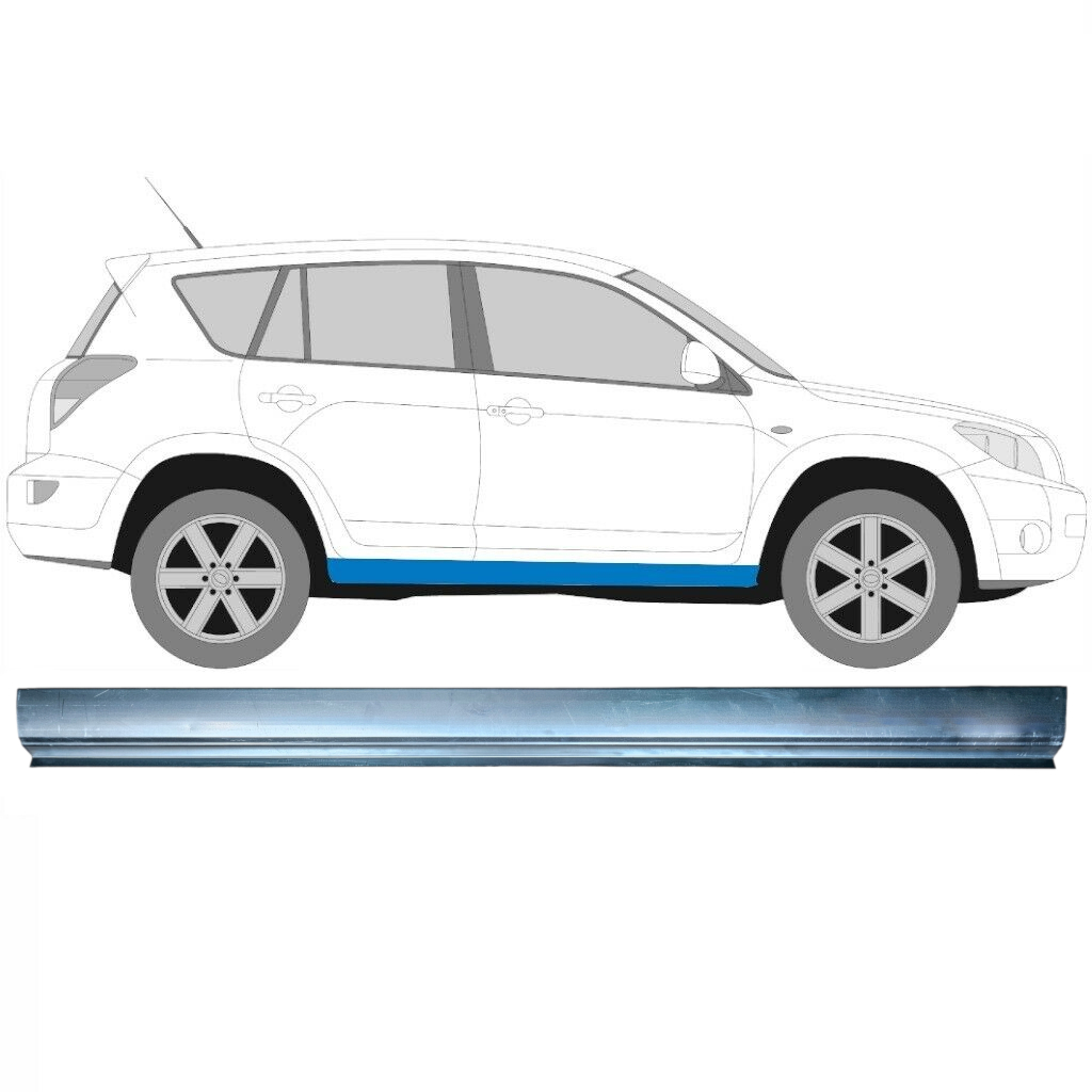 Slieksnis Priekš Toyota Rav4 2006-2013 / Kreisais = Labais (Simetrisks) 9361