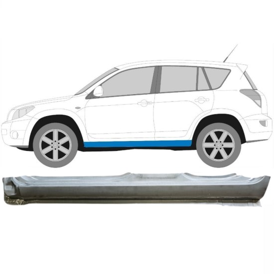 Pilns slieksnis priekš Toyota Rav4 2006-2013 / Kreisā 14751 Pilns slieksnis priekš Toyota Rav4 2006-2013 / Kreisā 14751