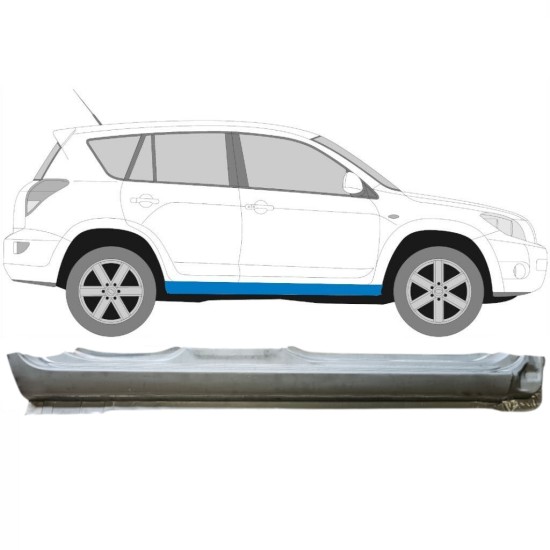 Pilns slieksnis priekš Toyota Rav4 2006-2013 / Labā 14750 Pilns slieksnis priekš Toyota Rav4 2006-2013 / Labā 14750