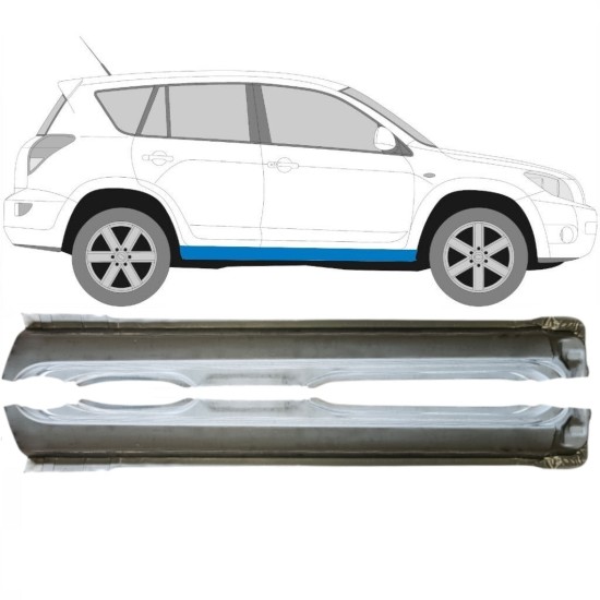 Pilns slieksnis priekš Toyota Rav4 2006-2013 / Kreisais+Labais / Komplekts 14752 Pilns slieksnis priekš Toyota Rav4 2006-2013 / Kreisais+Labais / Komplekts 14752