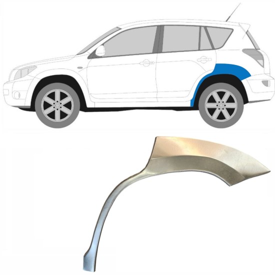 Aizmugurējā arka priekš Toyota Rav4 2006-2013 / Kreisā 14754 Aizmugurējā arka priekš Toyota Rav4 2006-2013 / Kreisā 14754