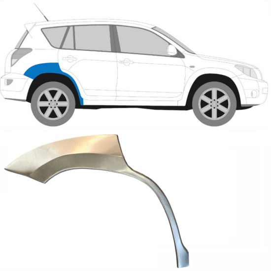 Aizmugurējā arka priekš Toyota Rav4 2006-2013 / Labā 14753 Aizmugurējā arka priekš Toyota Rav4 2006-2013 / Labā 14753