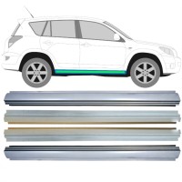 Iekšējais un ārējais slieksnis priekš Toyota Rav4 2006-2013 / Kreisais+Labais / Komplekts 14910 Iekšējais un ārējais slieksnis priekš Toyota Rav4 2006-2013 / Kreisais+Labais / Komplekts 14910
