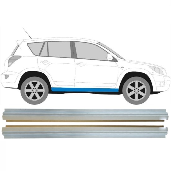 Iekšējais slieksnis priekš Toyota Rav4 2006-2013 / Kreisais+Labais / Komplekts 14908