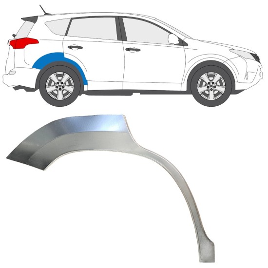 Aizmugurējā arka priekš Toyota Rav4 2013-2018 / Labā 16488