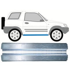 Iekšējais slieksnis priekš Toyota Rav4 1994-2000 / Kreisais = Labais (simetrisks) / Komplekts 10881