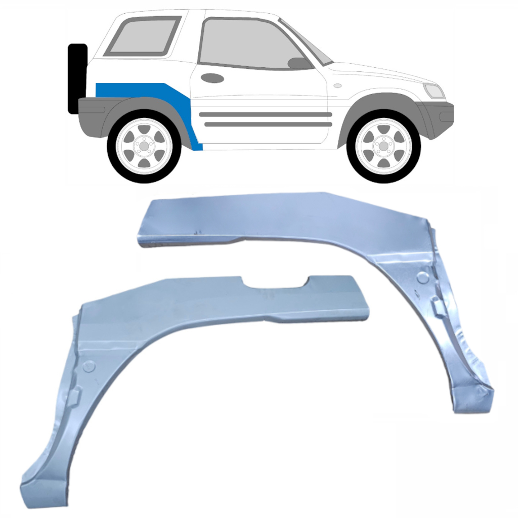 Aizmugurējā Arka Priekš Toyota Rav4 1994-2000 / Kreisais+Labais / Komplekts 9252