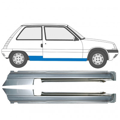 Slieksnis priekš Renault 5 1984-1996 / Kreisais+Labais / Komplekts 9706