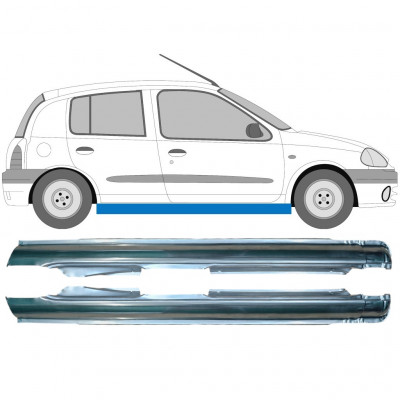 Slieksnis priekš Renault Clio 1998-2012 / Kreisais+Labais / Komplekts 10052