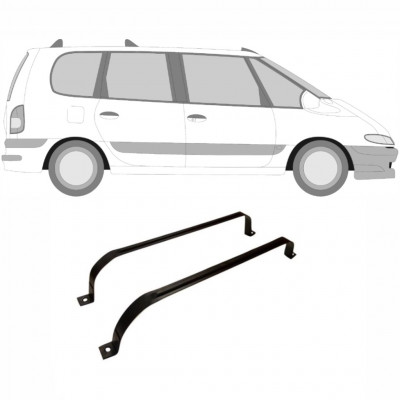 Degvielas tvertnes kronšteini priekš Renault Espace 1997-2002 9345