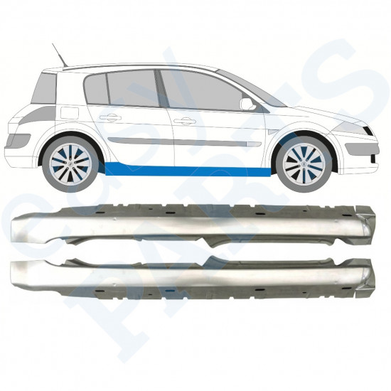 Pilns slieksnis priekš Renault Megane 2003-2012 / Kreisais+Labais / Komplekts 9934