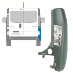 Aizmugurējā bufera stūris ar lukturi priekš Opel Vivaro 2001-2014 / Labā 15312