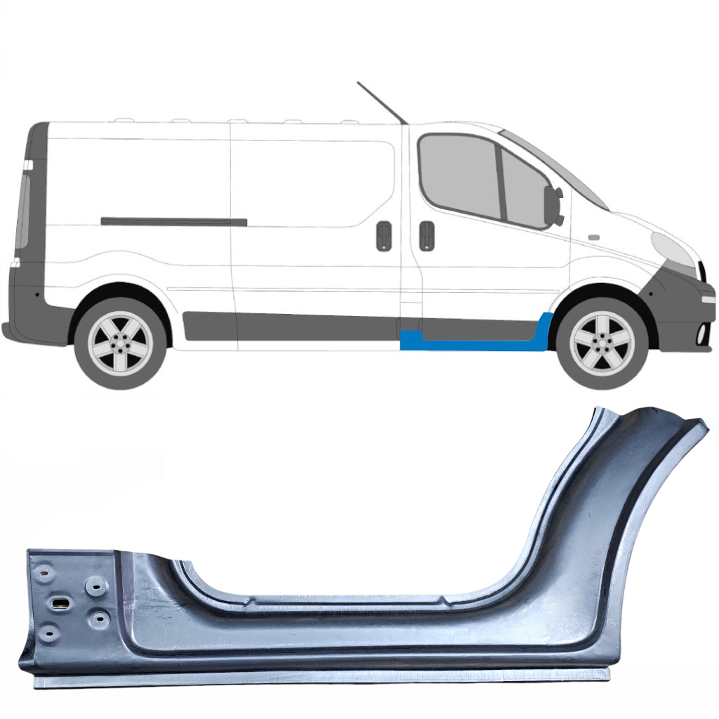 Slieksnis Priekš Renault Trafic 2001-2014 / Labā 6921