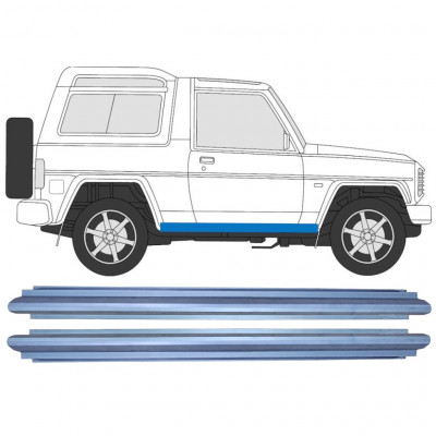 Slieksnis priekš Daihatsu Fourtrak Rocky 1993-2001 / Kreisais = Labais (simetrisks) / Komplekts 9761