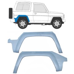 Aizmugurējā arka priekš Daihatsu Feroza Rocky Fourtrak 1984-1993 / Kreisais+Labais / Komplekts 10418