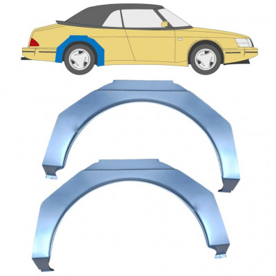 Aizmugurējā arka priekš Saab 900 1978-1995 / Kreisais+Labais / Komplekts 10651