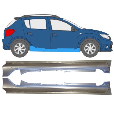 Pilns slieksnis priekš Dacia Sandero 2012-2020 / Kreisais+Labais / Komplekts 14845
