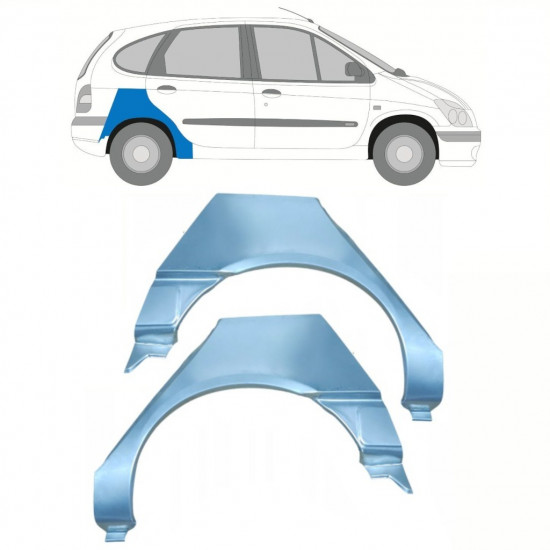 Aizmugurējā arka priekš Renault Scenic 1995-2003 / Kreisais+Labais / Komplekts 10098