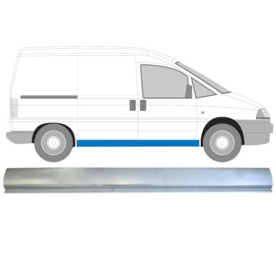 Slieksnis priekš Fiat Scudo 1994-2007 / Kreisais = Labais (simetrisks) 14525