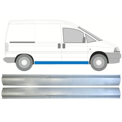 Slieksnis priekš Fiat Scudo 1994-2007 / Komplekts 14526